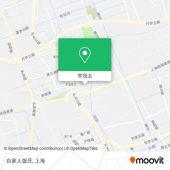 自家人饭庄地图