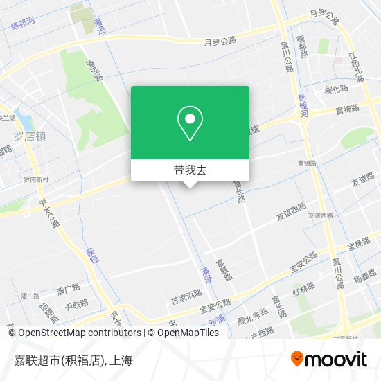 嘉联超市(积福店)地图