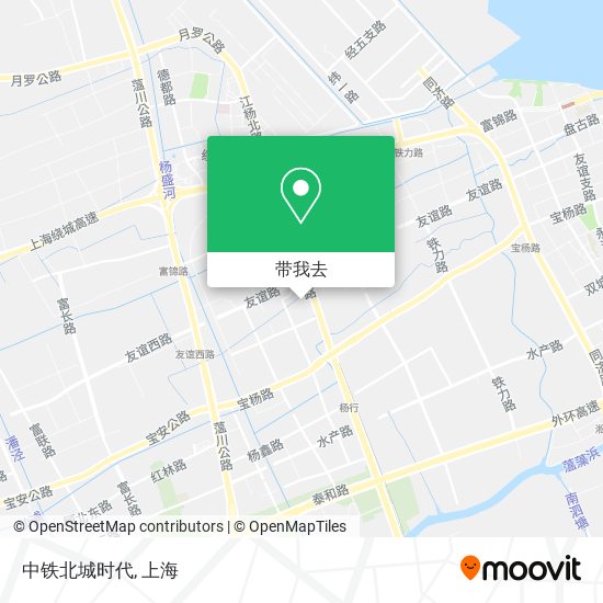 中铁北城时代地图