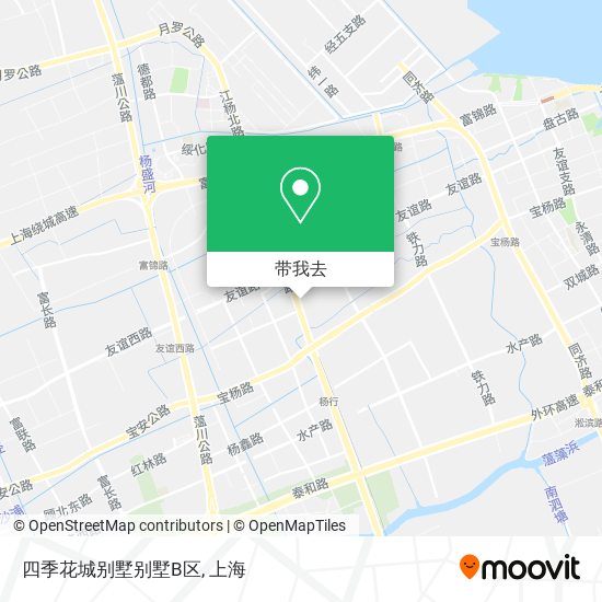 四季花城别墅别墅B区地图