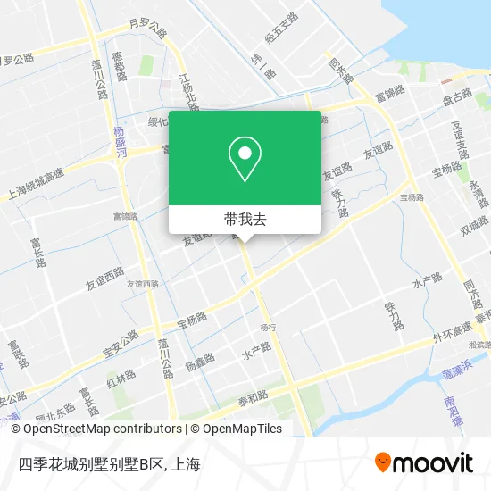 四季花城别墅别墅B区地图