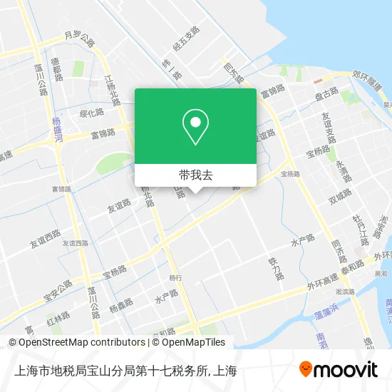 上海市地税局宝山分局第十七税务所地图