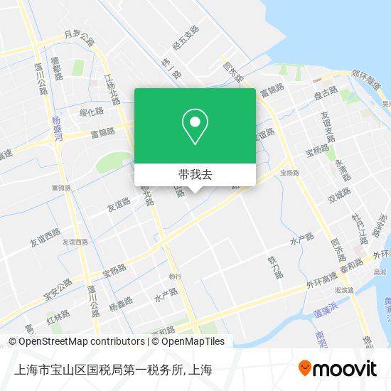 上海市宝山区国税局第一税务所地图