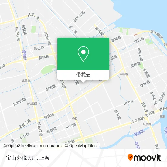 宝山办税大厅地图