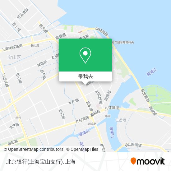 北京银行(上海宝山支行)地图