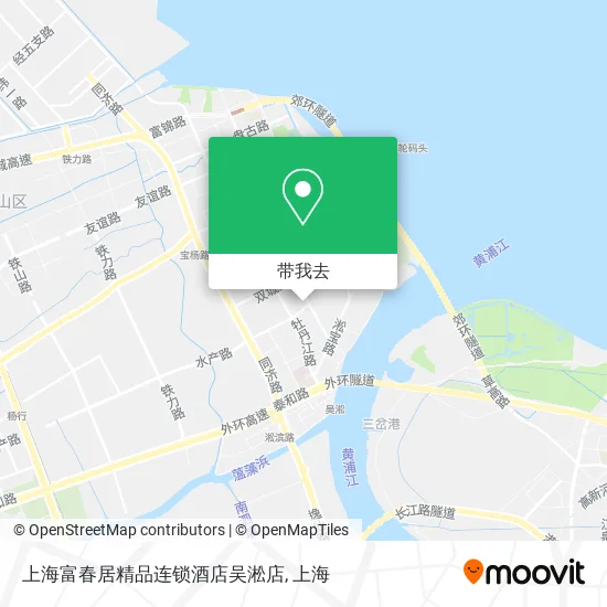 上海富春居精品连锁酒店吴淞店地图
