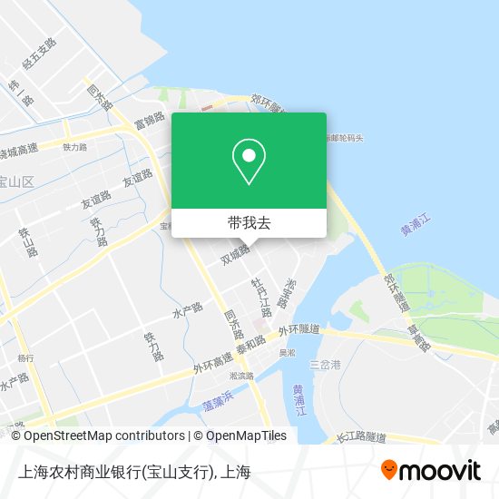 上海农村商业银行(宝山支行)地图