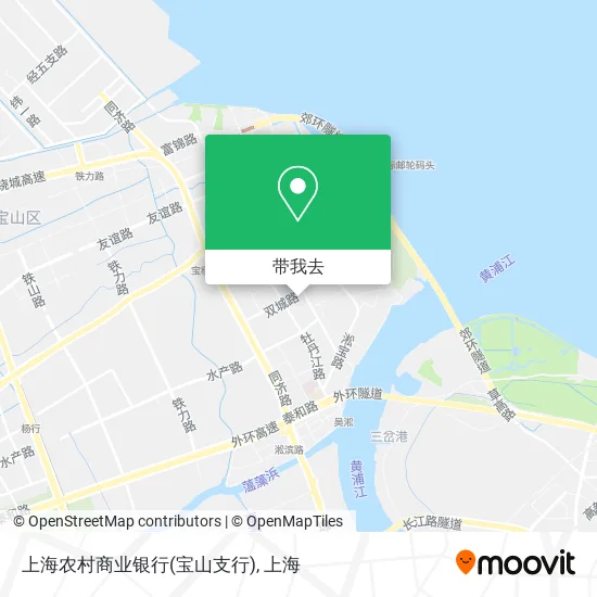 上海农村商业银行(宝山支行)地图