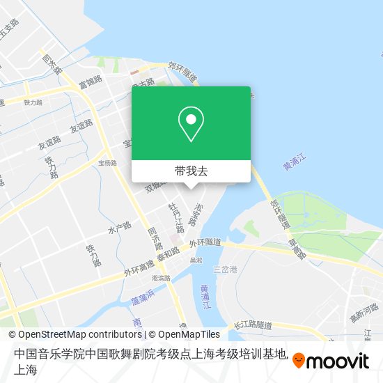 中国音乐学院中国歌舞剧院考级点上海考级培训基地地图
