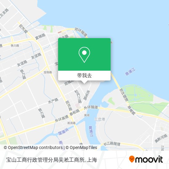 宝山工商行政管理分局吴淞工商所地图