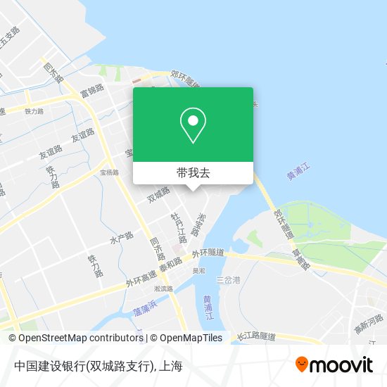 中国建设银行(双城路支行)地图