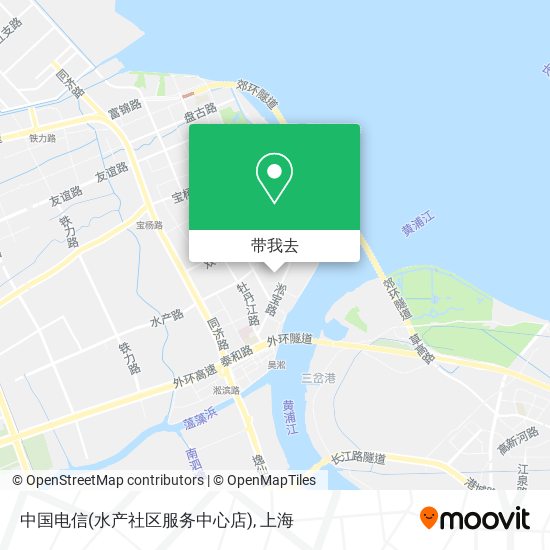 中国电信(水产社区服务中心店)地图