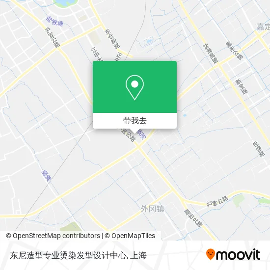 东尼造型专业烫染发型设计中心地图