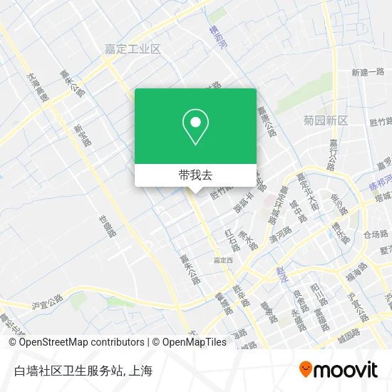白墙社区卫生服务站地图