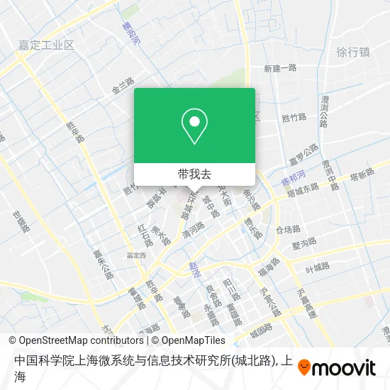 中国科学院上海微系统与信息技术研究所(城北路)地图