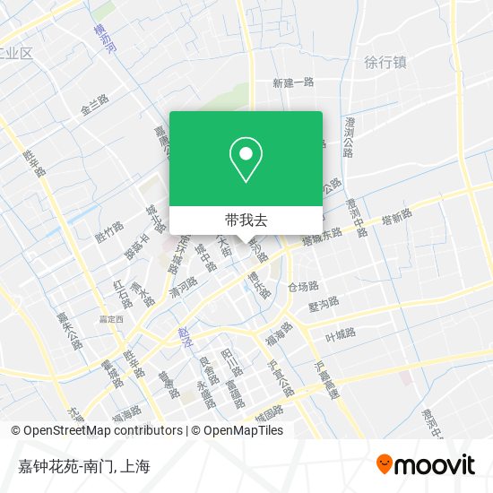 嘉钟花苑-南门地图