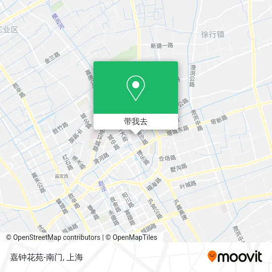 嘉钟花苑-南门地图
