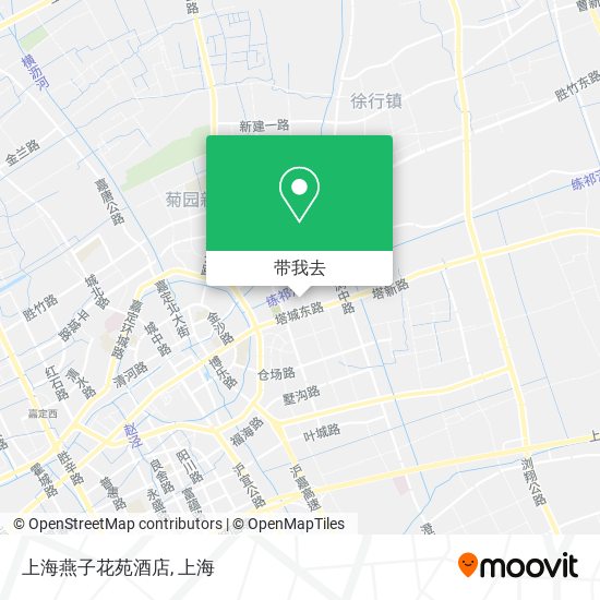 上海燕子花苑酒店地图