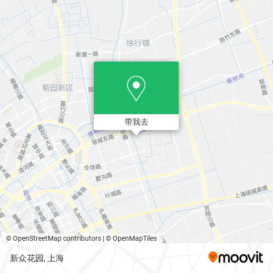 新众花园地图