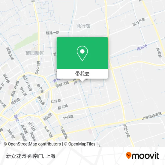 新众花园-西南门地图