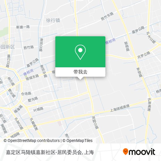 嘉定区马陆镇嘉新社区-居民委员会地图