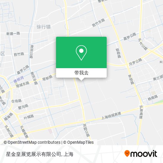 星金皇展览展示有限公司地图