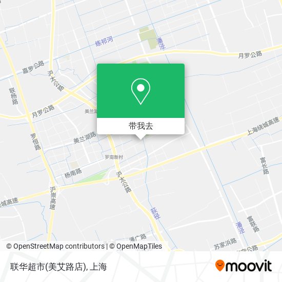 联华超市(美艾路店)地图