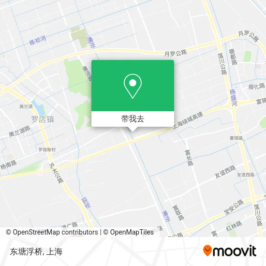 东塘浮桥地图