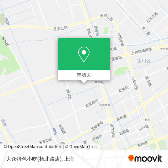 大众特色小吃(杨北路店)地图