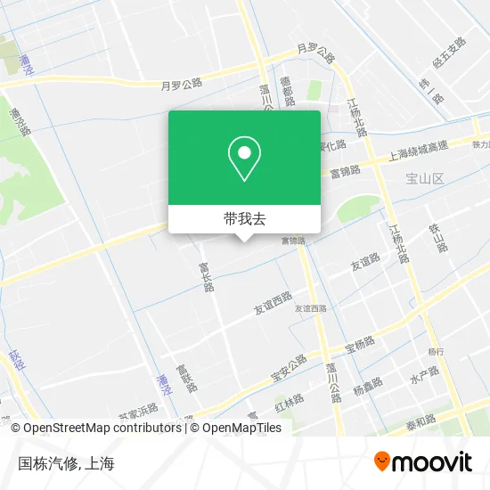 国栋汽修地图