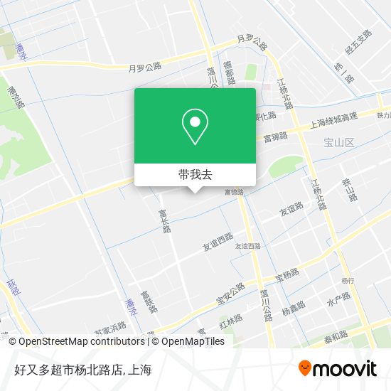 好又多超市杨北路店地图