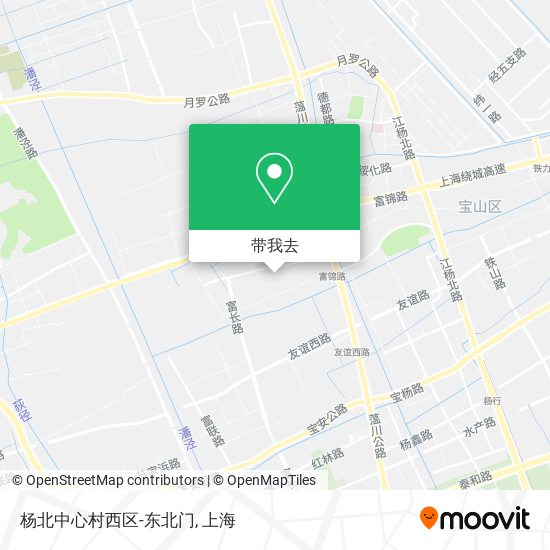 杨北中心村西区-东北门地图