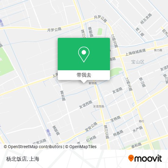 杨北饭店地图