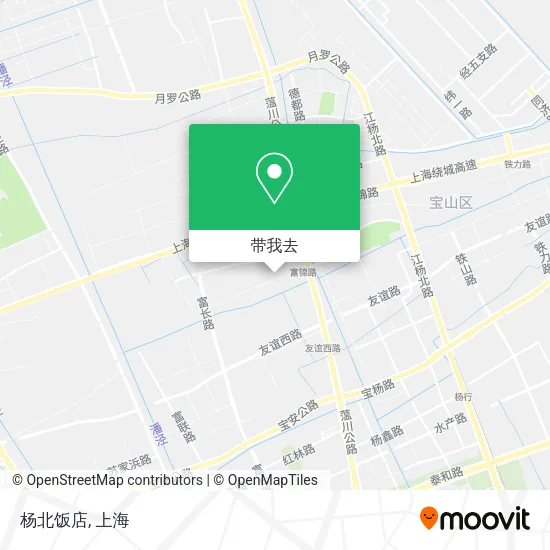 杨北饭店地图