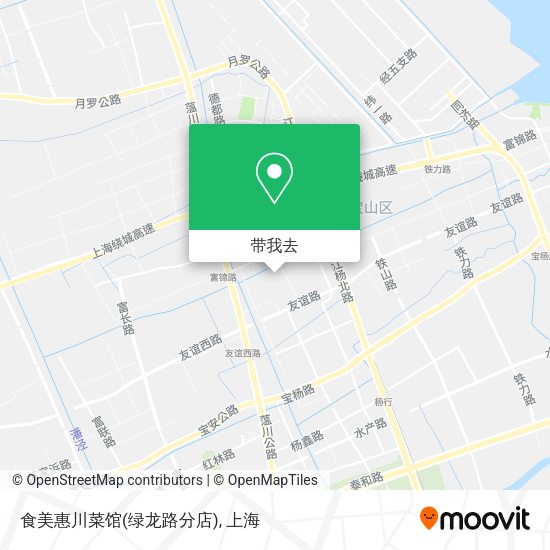食美惠川菜馆(绿龙路分店)地图