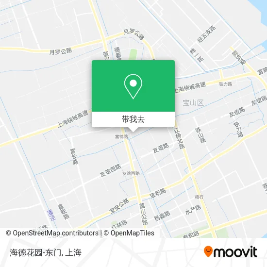 海德花园-东门地图