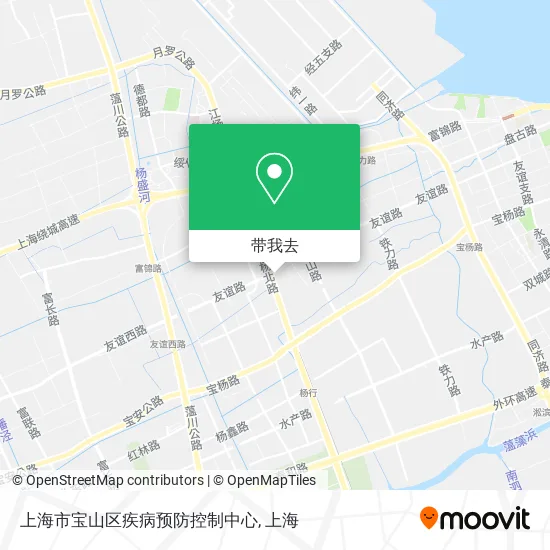 上海市宝山区疾病预防控制中心地图