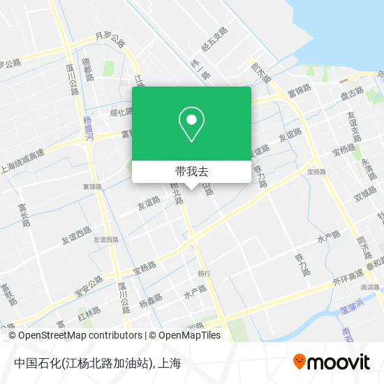 中国石化(江杨北路加油站)地图