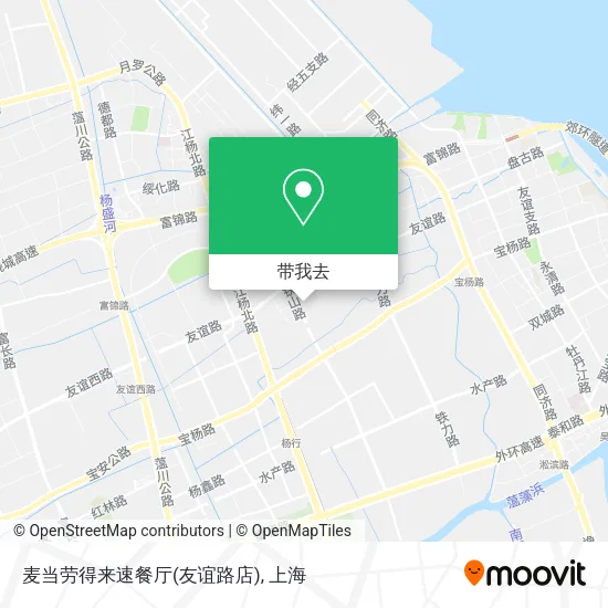 麦当劳得来速餐厅(友谊路店)地图