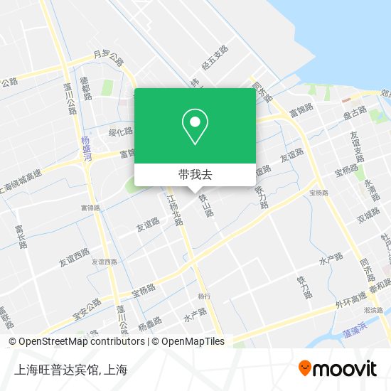 上海旺普达宾馆地图