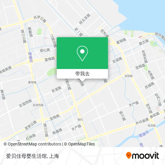 爱贝佳母婴生活馆地图
