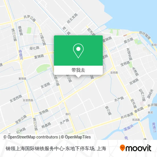 钢领上海国际钢铁服务中心-东地下停车场地图