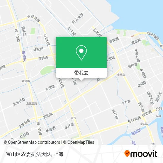 宝山区农委执法大队地图