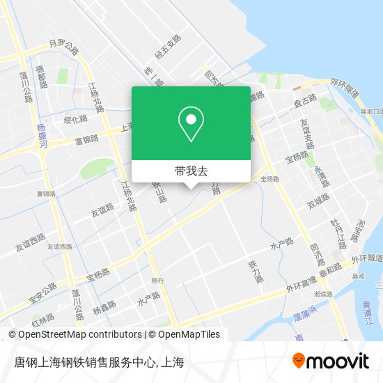 唐钢上海钢铁销售服务中心地图