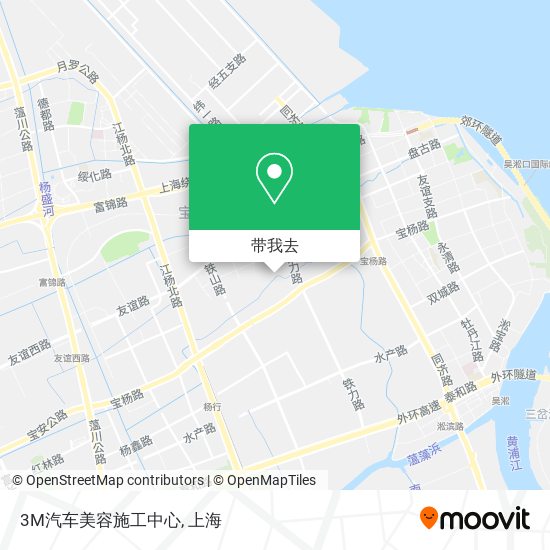 3M汽车美容施工中心地图