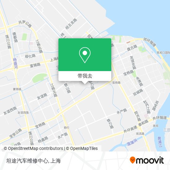 坦途汽车维修中心地图