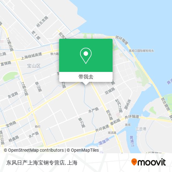 东风日产上海宝钢专营店地图