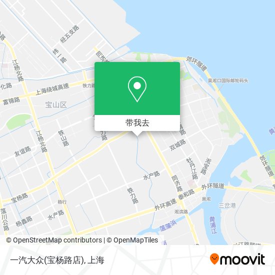 一汽大众(宝杨路店)地图