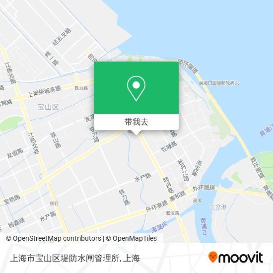 上海市宝山区堤防水闸管理所地图