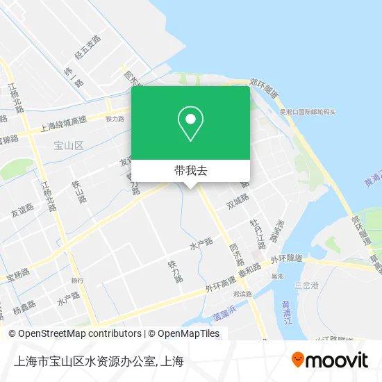 上海市宝山区水资源办公室地图